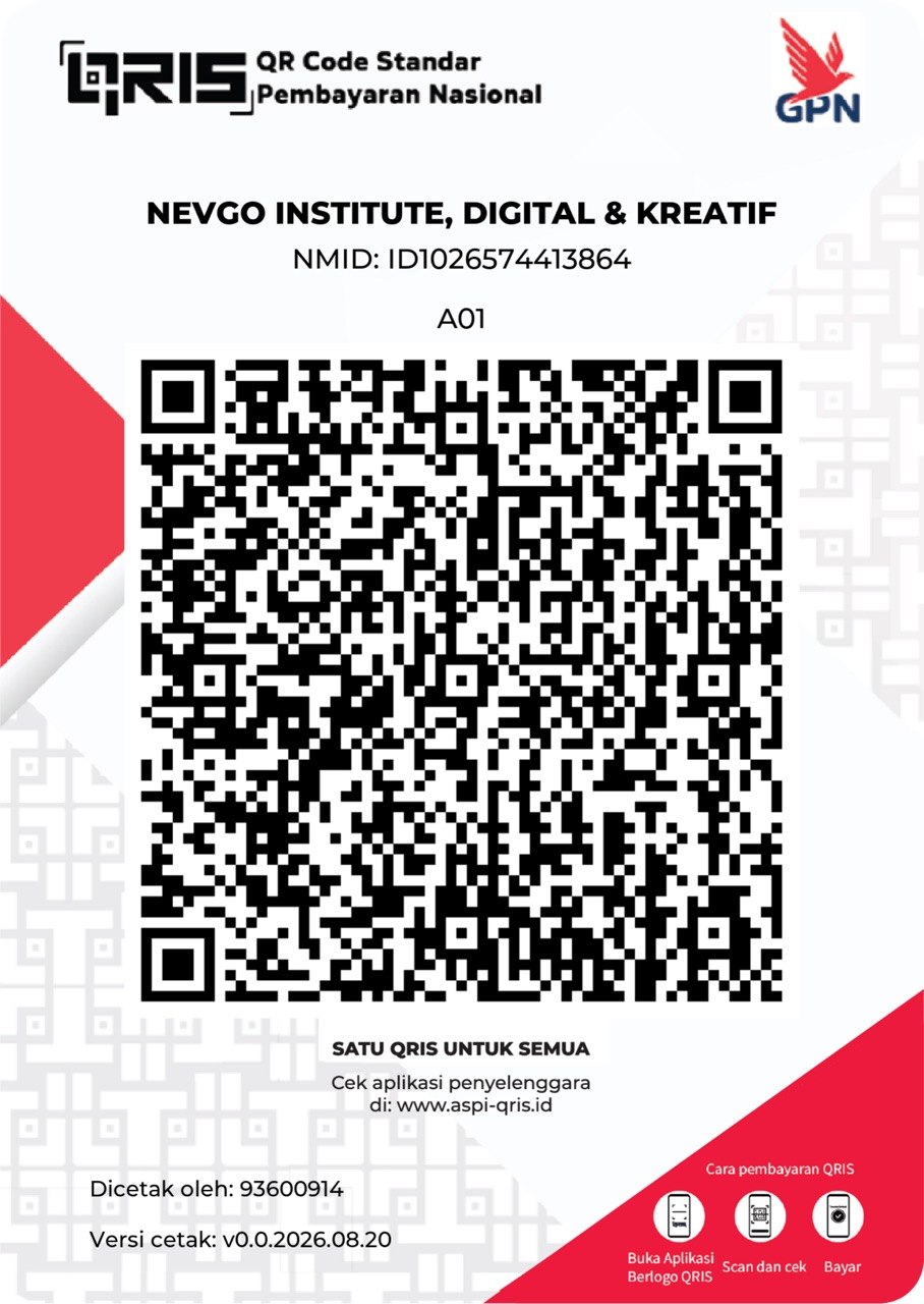 QRIS Nevgo Institute - Digital & Kreatif